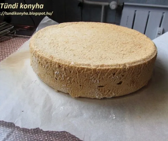 Piskóta (tortához) recept