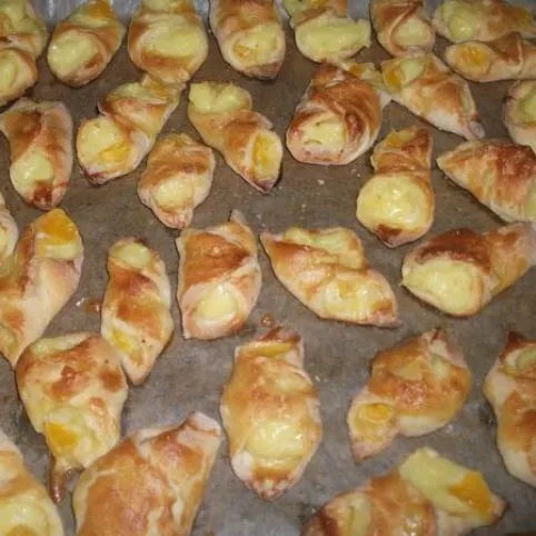 Vaníliakrémes papucs recept