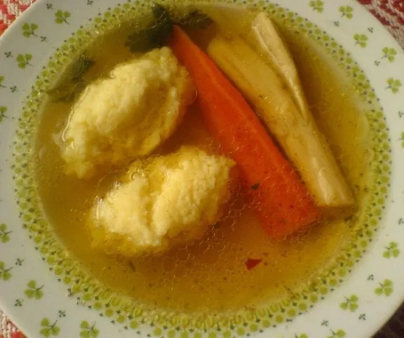 Grízgaluska  recept