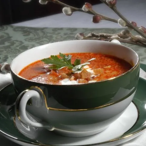 Betyár zöldbableves recept