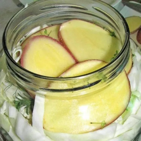 Krumplival kovászolt káposzta recept