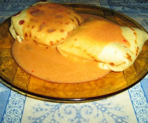 Sonkás-gombás krumplipürével töltött palacsinta recept