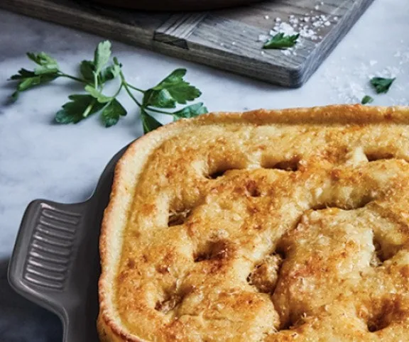 Hagymás focaccia recept