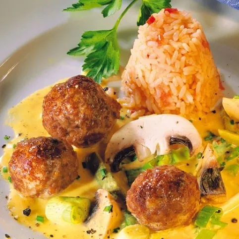 Húsgombócok orosz módra recept