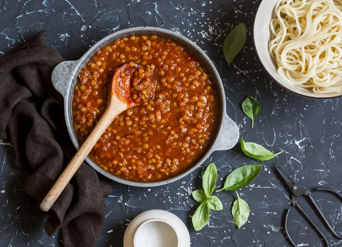 Bolognai spagetti vegetáriánusoknak