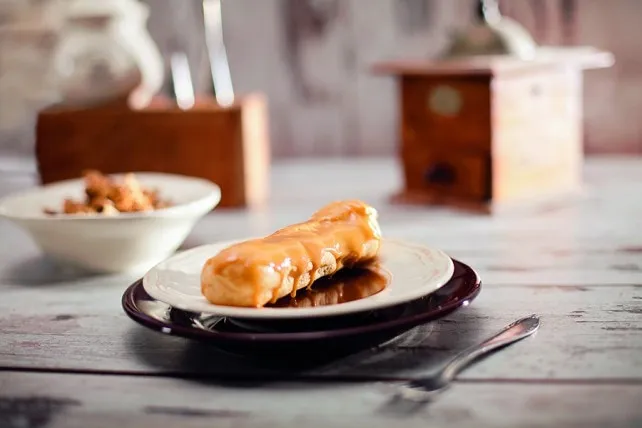 Karamellás eklerfánk recept