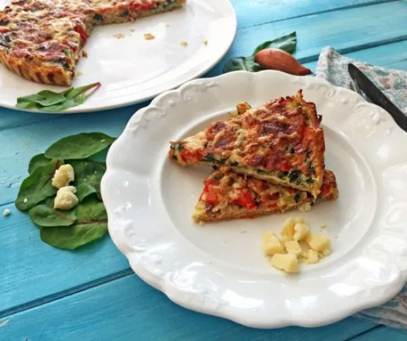 Krumplis quiche liszt nélkül recept