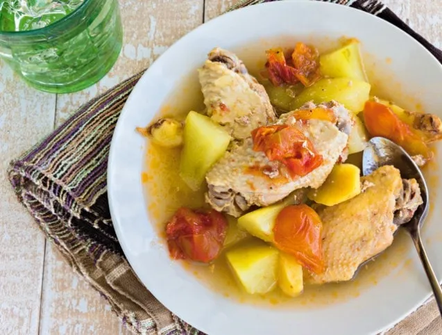 Téli csirkeleves  recept