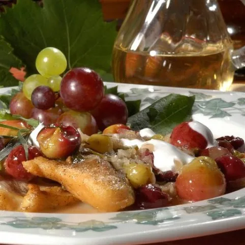 Csirkemell aszú-szósszal recept
