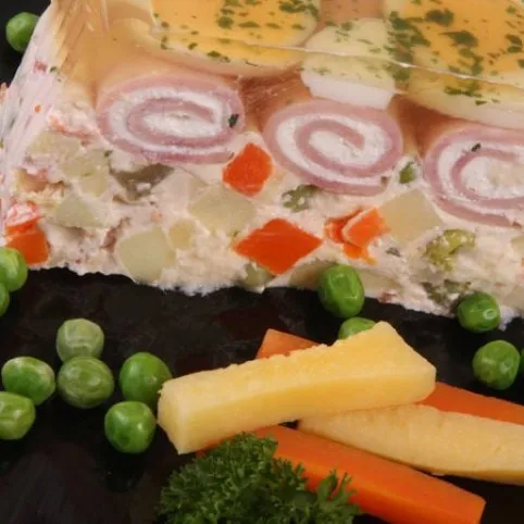 Aszpikos sonkatekercs recept