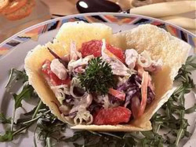 Rucolás saláta joghurtos csirkével recept