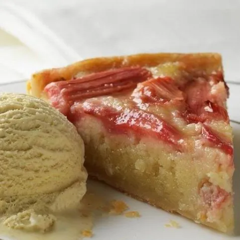 Rebarbarás-narancsos frangipane torta recept