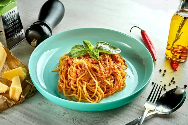 Zöldséges bolognai spagetti recept