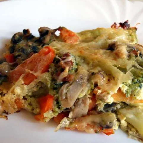 Sajtos sült zöldségek recept