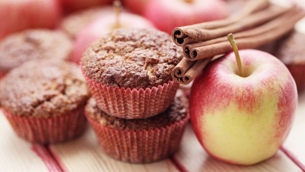 Fahéjas almás muffin (Shutterstock)