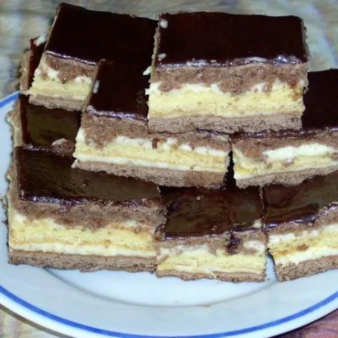Kakaós-krémes szelet recept