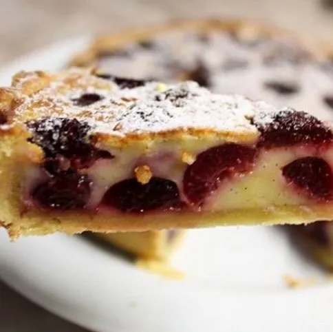 Cseresznyés clafoutis recept
