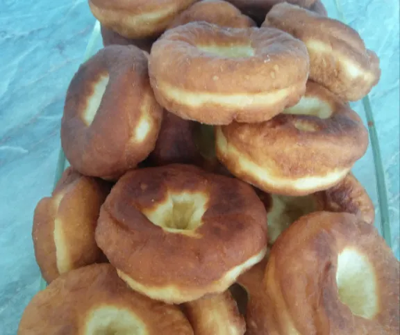 Szalagos fánk kenyérgépben dagasztva recept