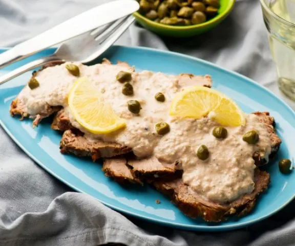 Borjúcomb tonhalmártással (Vitello tonnato) recept