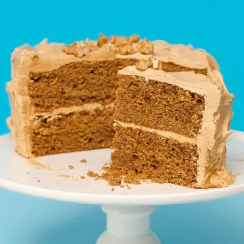 Kávés-diós torta recept