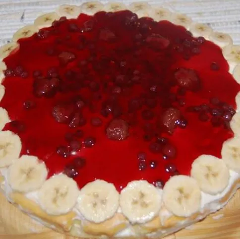 Tejszínes túrótorta ribizlivel recept