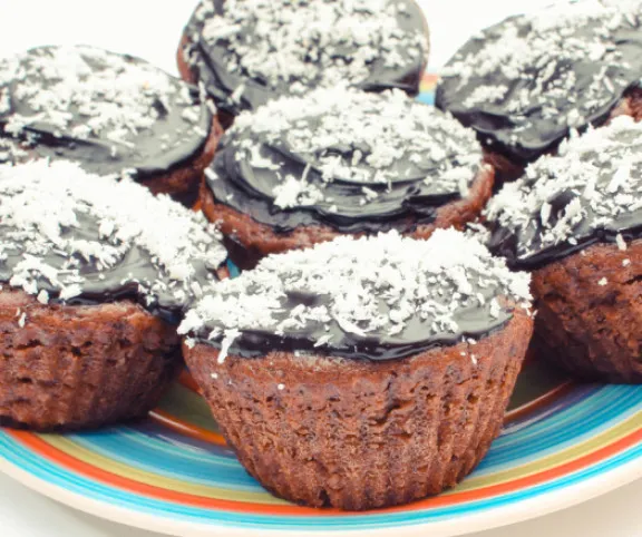 Csokimázas kakaós-kókuszos muffin recept