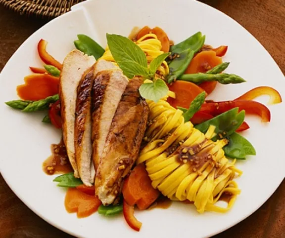 Thai csirkemell teás pácban recept