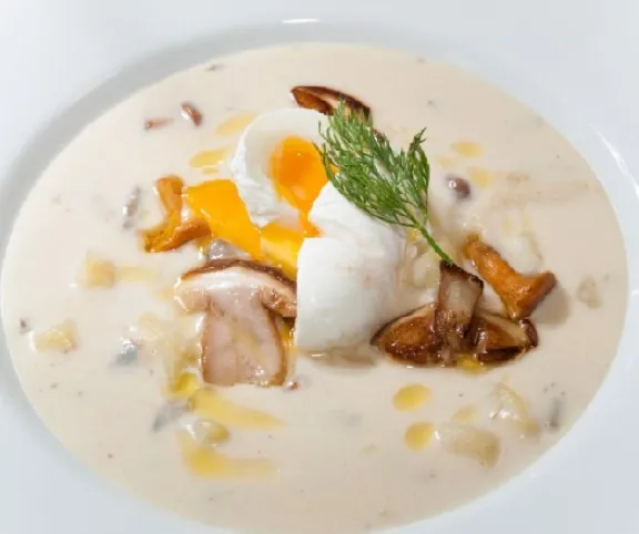 Tejszínes gombaleves kaporral (Kulajda) recept