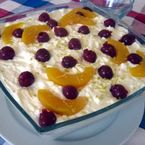 Tejszínes gyümölcsrizs recept