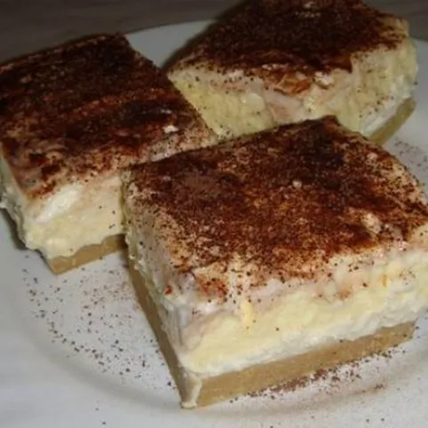 Túrós krémes sütés nélkül recept