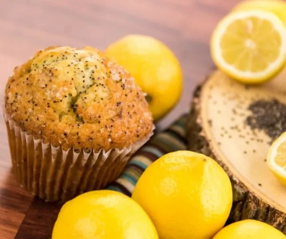 Mákos-citromos muffin recept