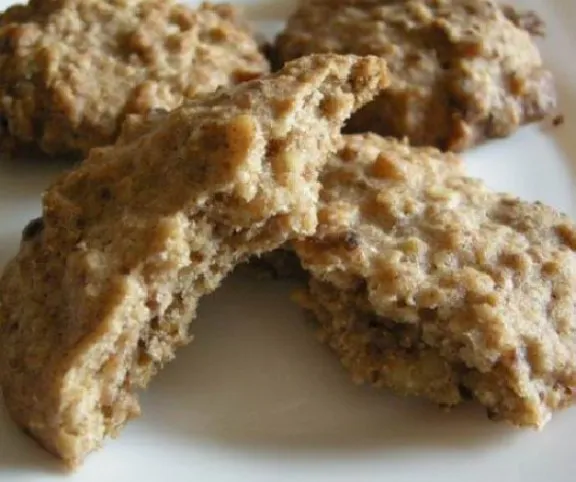 Zabpelyhes keksz dióval recept