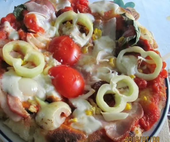 Serpenyős pizza gluténmentesen recept