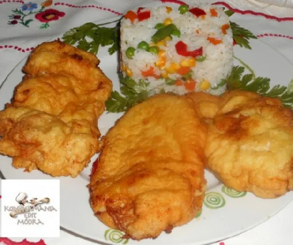 Mustáros rántott csirkemell recept