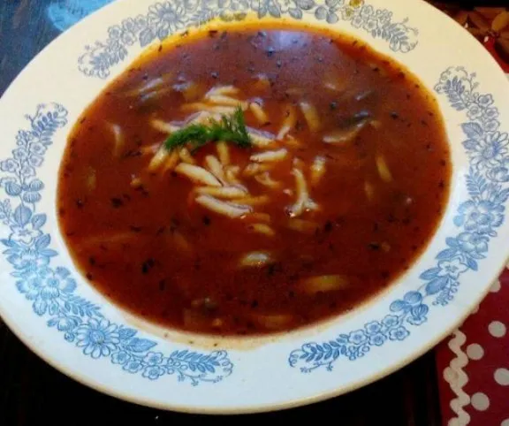 Calabriai gombaleves recept