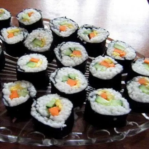 Kimbap (koreai sushi) recept