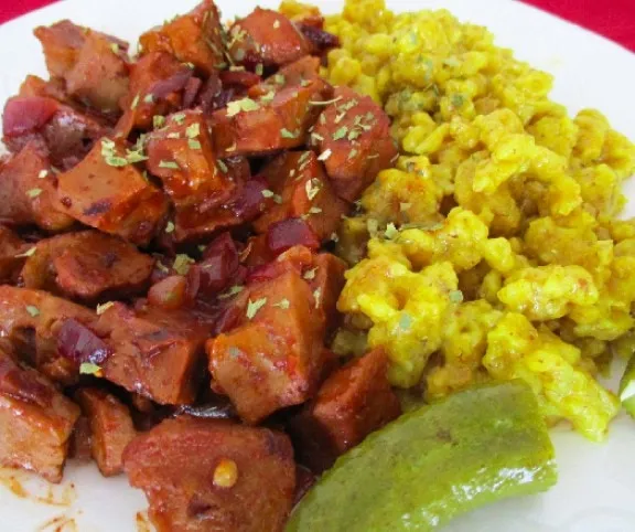 Szejtánpörkölt tojásmentes nokedlivel recept