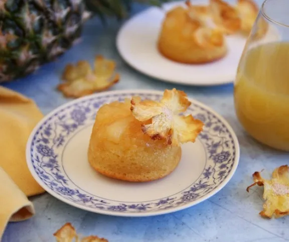 Fordított ananászos muffin recept