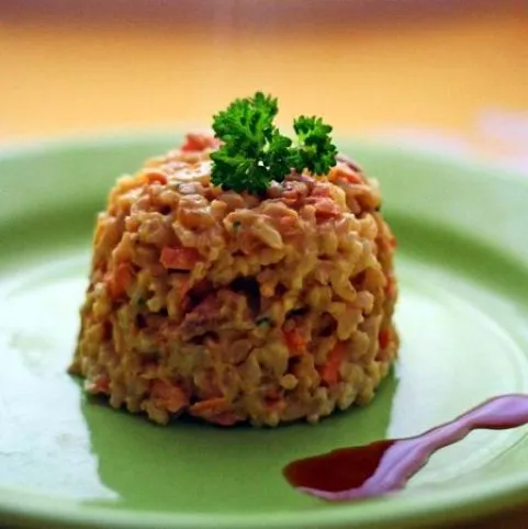 Lazacos rizs recept