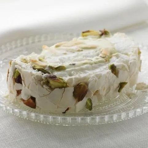 Pisztáciás-sárgabarackos pavlova recept