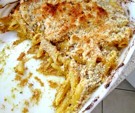 Hamis sajtos makaróni (mac and cheese) - vegán módra recept