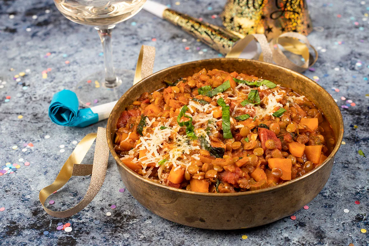 Paradicsomos lencsragu szilveszter újév