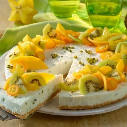 Egzotikus túrótorta sütés nélkül recept