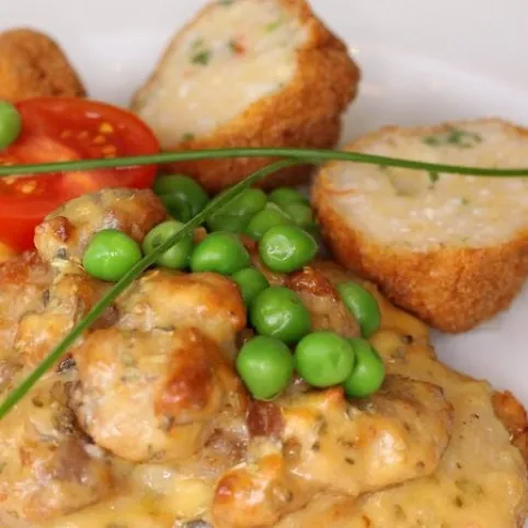 Ormánsági húsfalatok rizsropogóssal recept