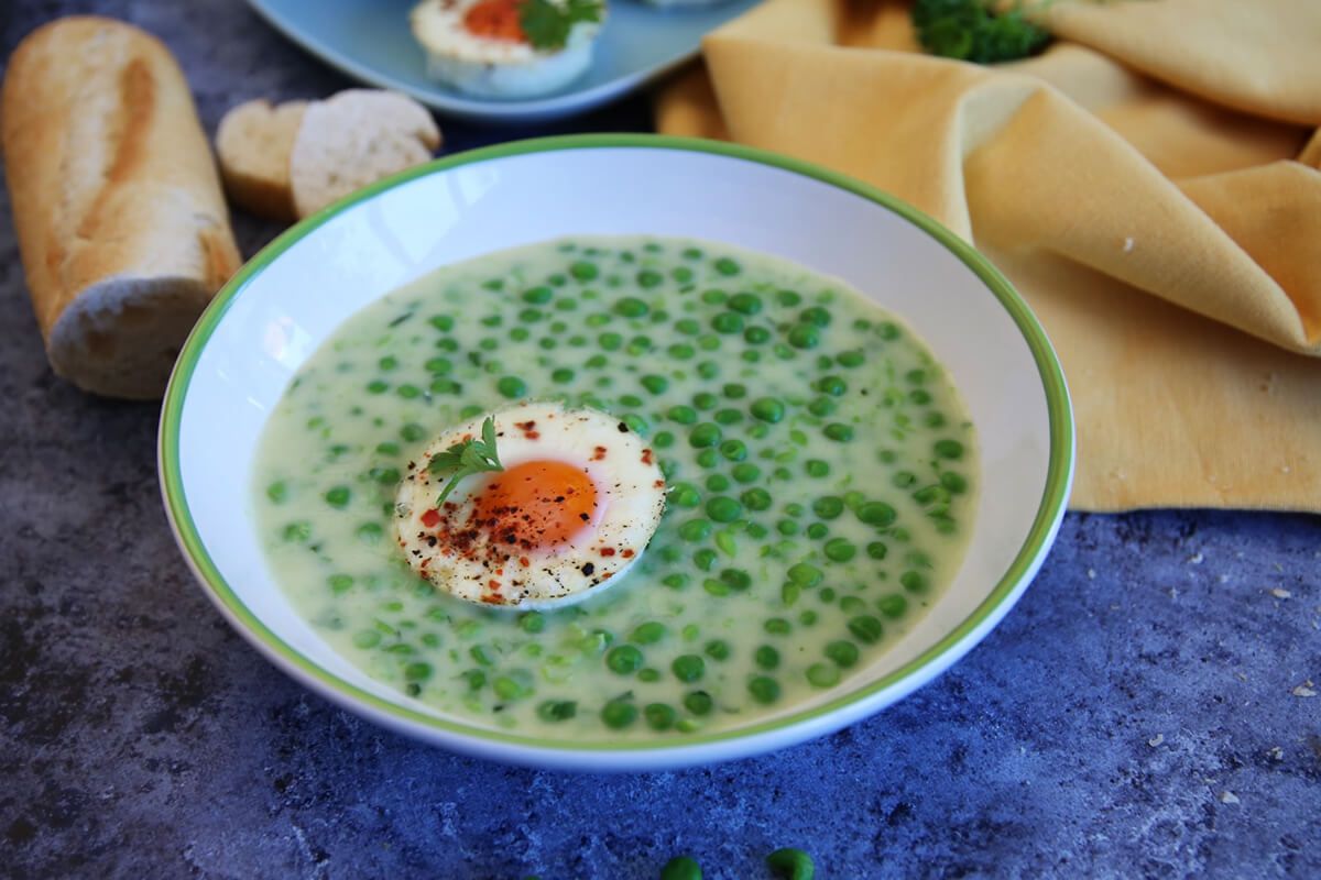 Klasszikus zöldborsófőzelék recept