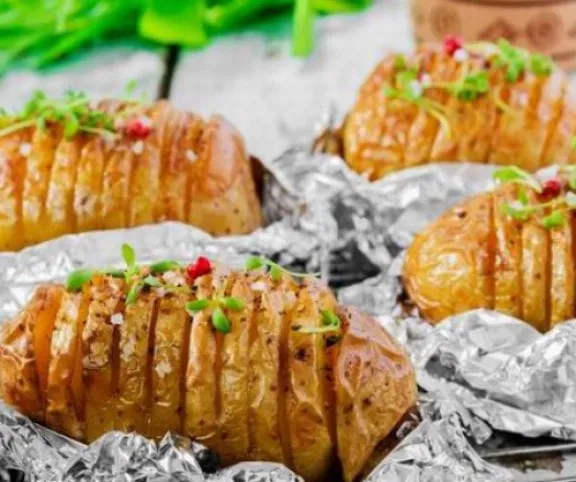 Fóliás burgonya gazdagon recept