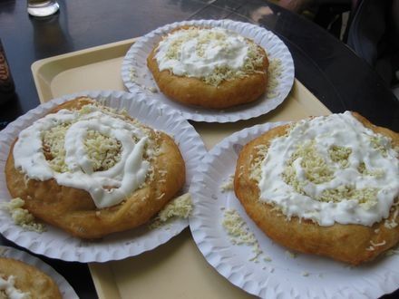 Lángos - a tegnapi vacsoránk