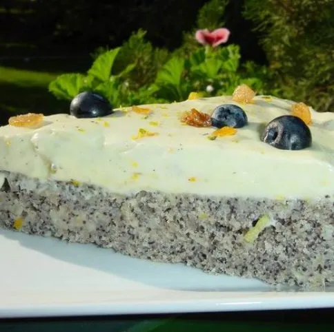 Máktorta citrusos mascarpone krémmel recept