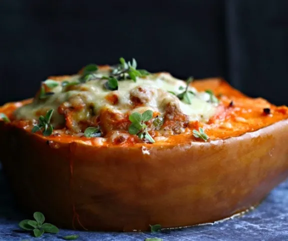 Darált hússal töltött sütőtök recept