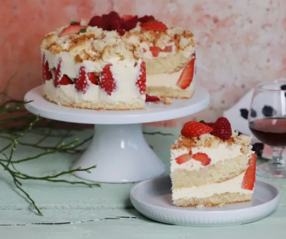 Epertorta genovai piskótával recept